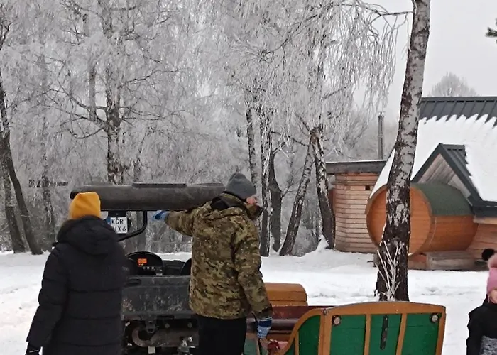 Chutor Grzegorza بيت خشبي